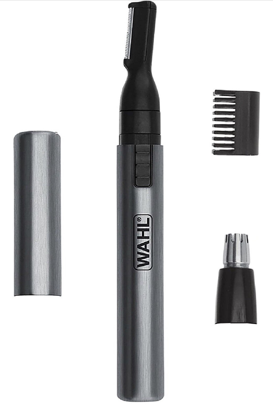 Wahl 5640-600 Micro GroomsMan Personal Pen Trimmer - Black/Gray