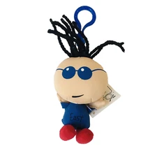 Vintage 2000 BubbleGum Key Chain Budddy " Easy " 4.5" Plush New E1-174