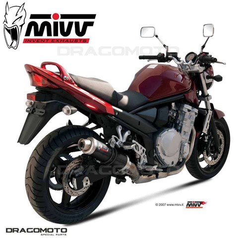 Scarico SUZUKI GSF 650 BANDIT 2007 2008 MIVV Gp Nero - Imagen 2 de 4