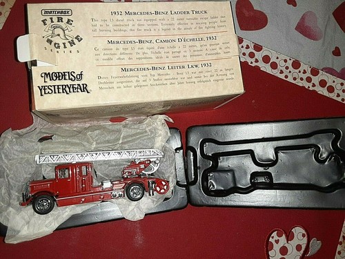 SET of 5, 1993 MATCHBOX FIRETRUCK MODELS OF YESTERYEAR, NIB, COLLECTIBLES - Picture 6 of 10