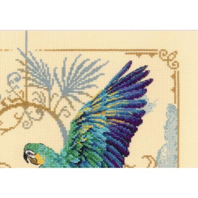 Kit Point De Croix RIOLIS 2182 - Beauté Tropicale - 40x30cm - NEUF