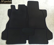 Fußmatten Kofferraummatte Set für Opel Astra F 3türig  schwarz 5teilig Velours 