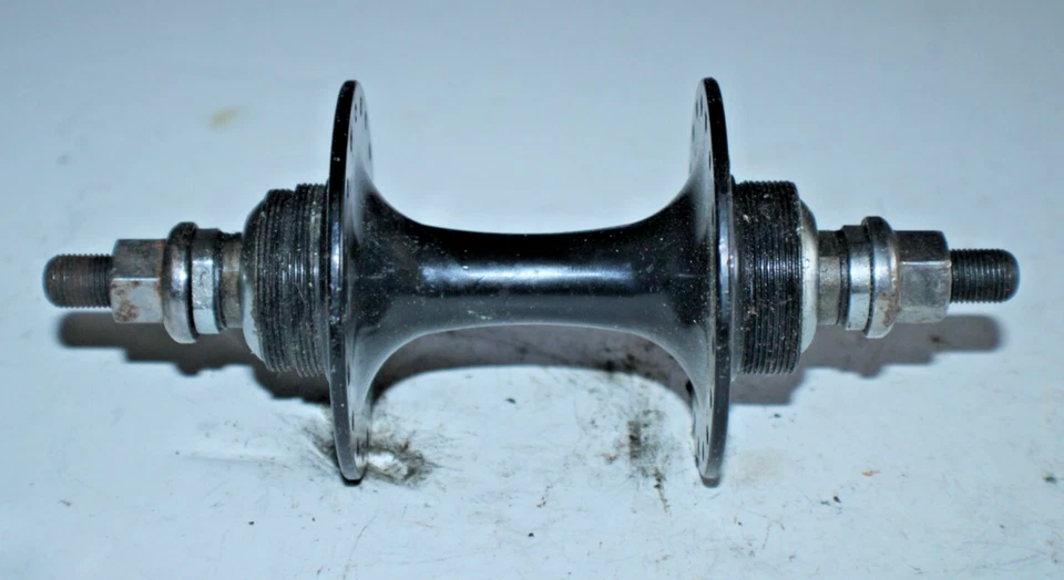 Задняя велосипедная втулка Flip-Flop с фиксированной передачей из нержавеющей стали черная 32H 120 мм гайка/болт высокий фланцевый трек - Изображение 3 из 4