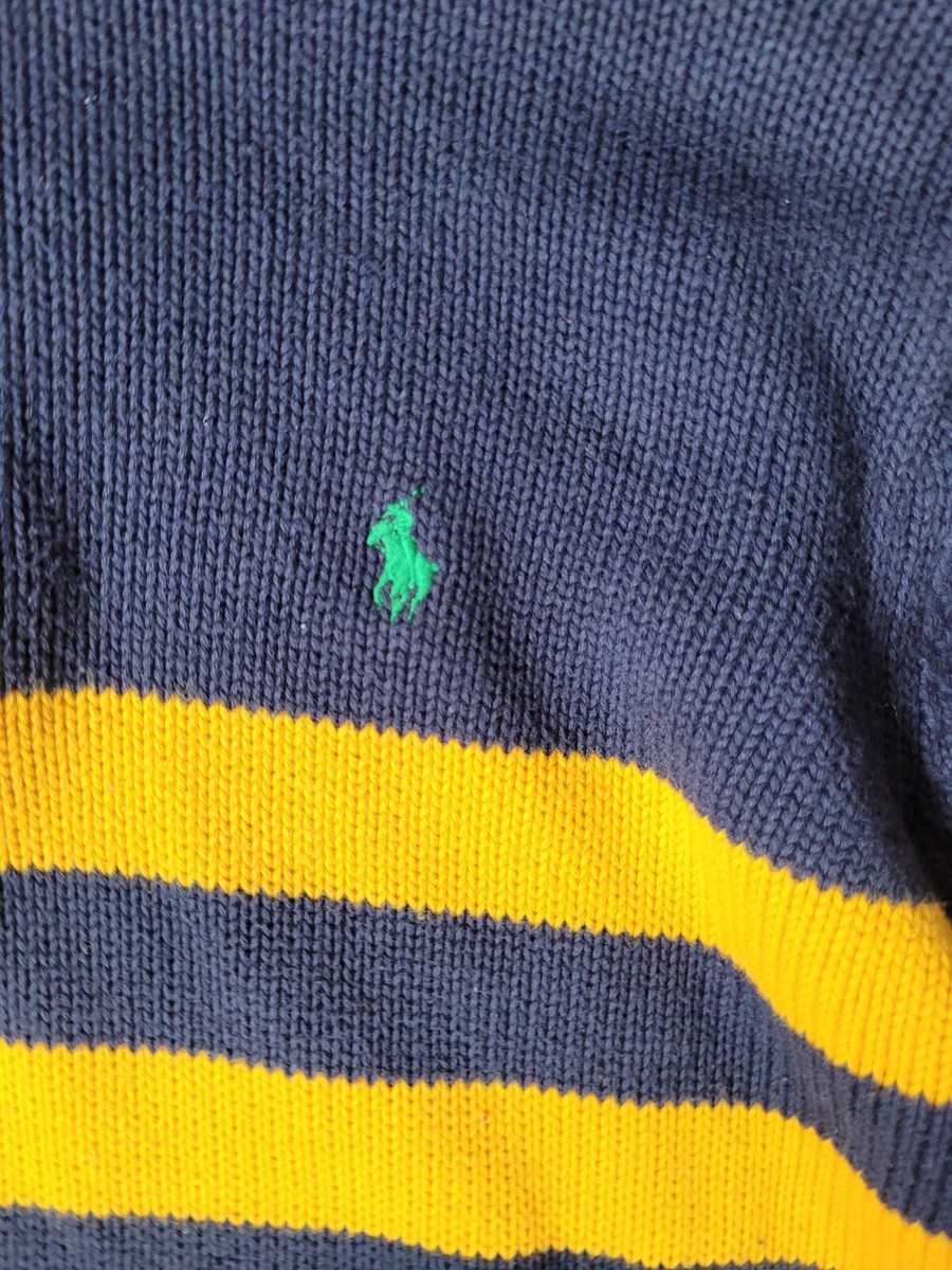 philme polo  navy×yellow size4 Polo Ralph Lauren Short Sleeve Classic Shirt Mens Navy