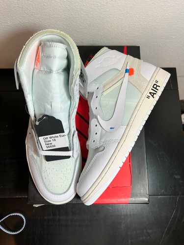 DS Off White Euro Jordan 1 Sz 10 | eBay