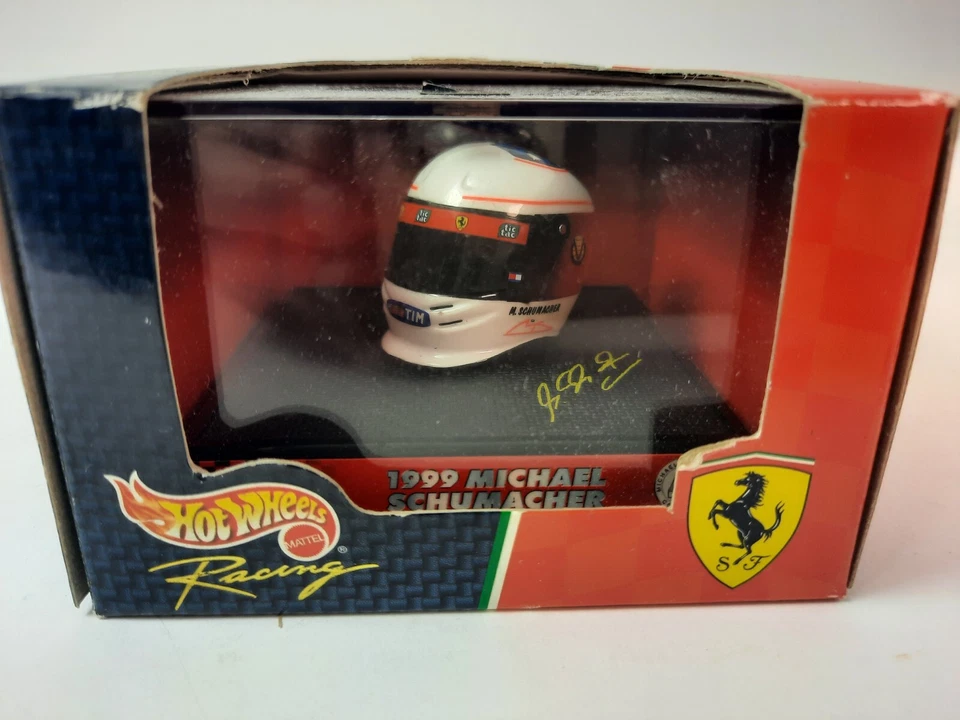Hot Wheels Ferrari Michael Schumacher helmet 1999 1/8 - Immagine 2 di 3