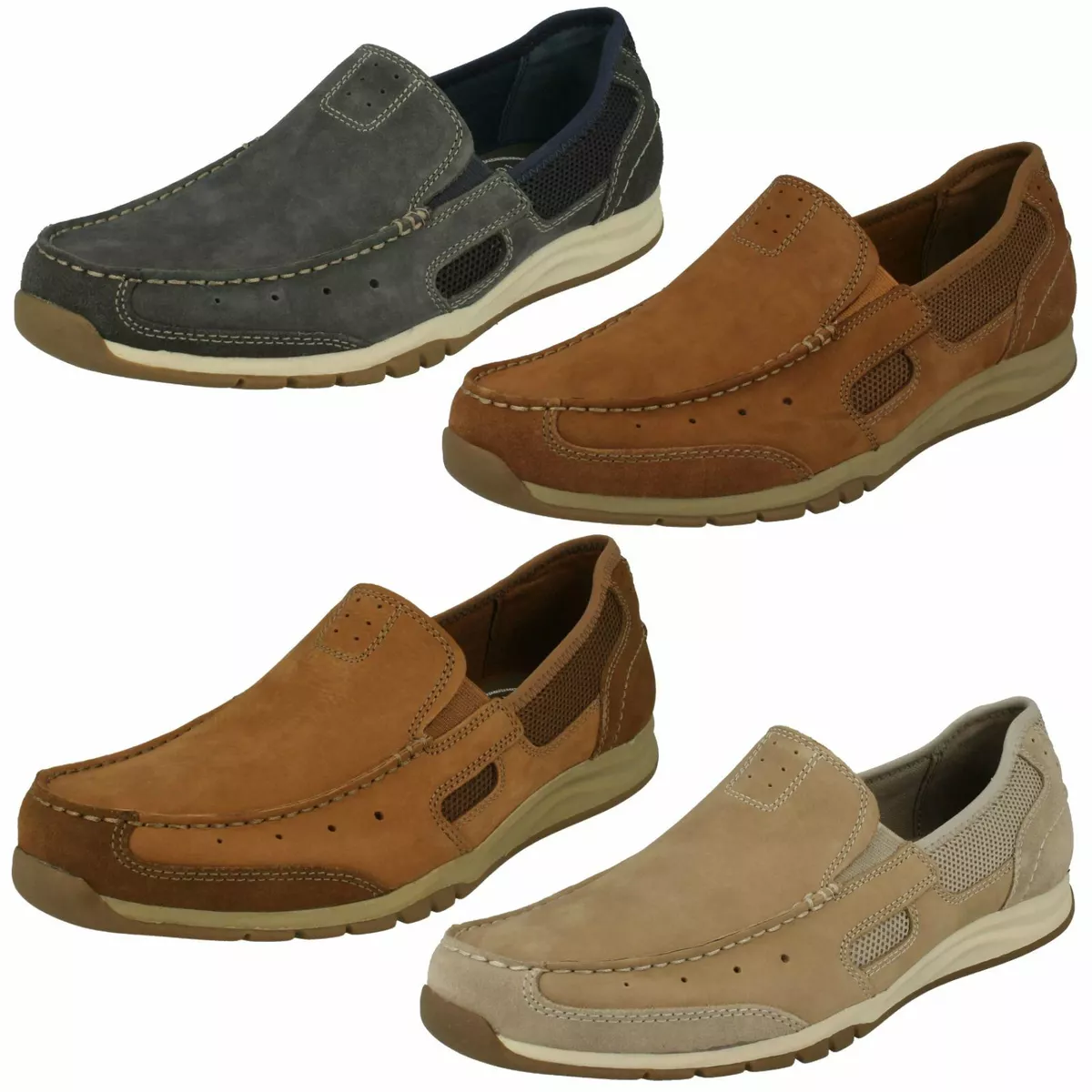 Zapatos clarks casual hombre sale