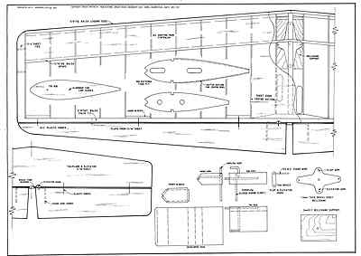 BIG TIGER classic control line stunt plans | eBay