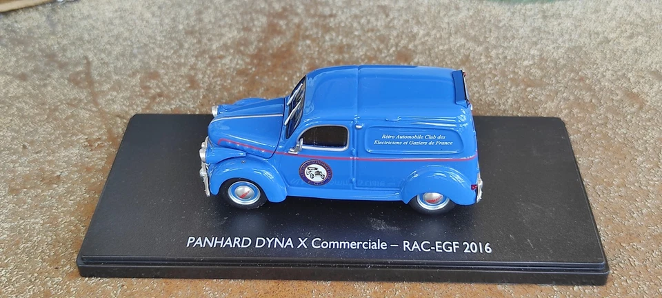 1/43 Panhard Dyna X Commerciale RAC EGF 2016 Auto Miniature Collection EDF GDF - Photo 4/4