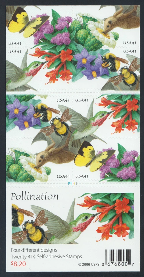 US Stamp Scott #4156d Pollination MNH 20 Panes of 20 (400pc) - Image 2 of 3