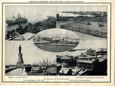 England's Lebensnerv: der Suez-Kanal & Von Konstaninopel zum Suez-Kanal c.1916
