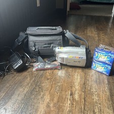 Jvc Compact Super VHS Camcorder GR-SXM250U 600x Zoom Bundle Parts Of Repair Only