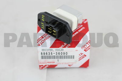 8863536090 Genuine Toyota RESISTOR, COOLER AIR DUCT, NO.1 88635 