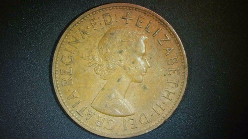 GREAT BRITAIN ONE PENNY 1964 NOV26F