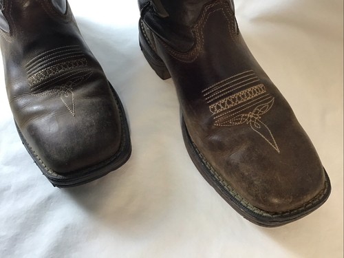 Durango Rebel Western Brown Leather boots Men's Size 9.5 W #Ddb0077 - Picture 12 of 15