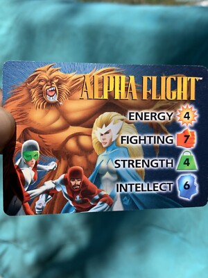 Marvel OverPower CCG Card Game Fleer ALPHA FLIGHT Energy Fight