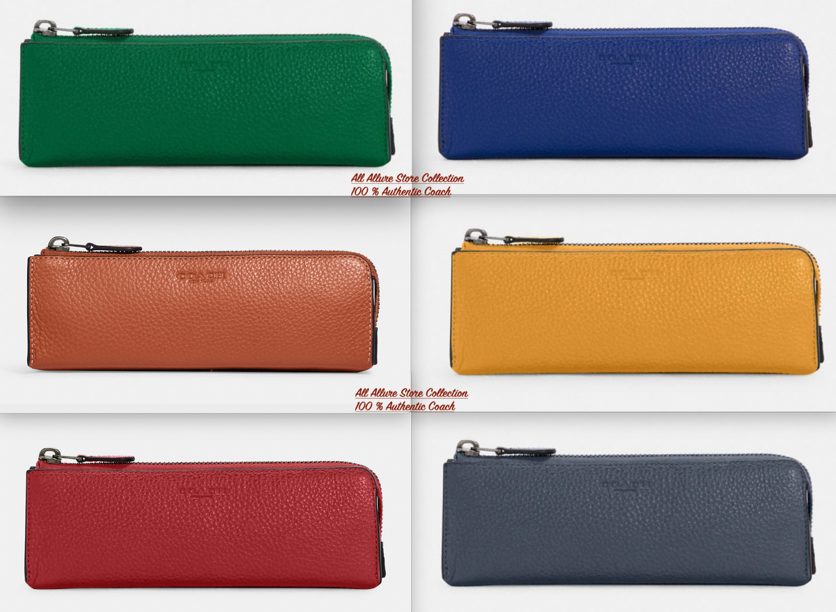 BN Coach Leather Organizational Case ~Pouch ~Pencil Case