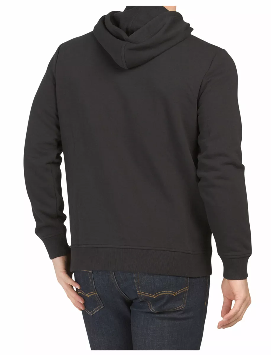 Calvin klein monogram box logo hoodie sales