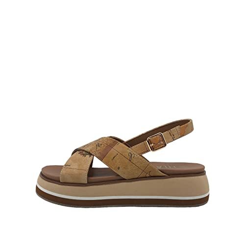 ALVIERO MARTINI - САНДАЛИИ DONNA CON FASCE INCROCIATE GEO CLASSIC Z0496 НАТУРАЛЬНЫЕ
