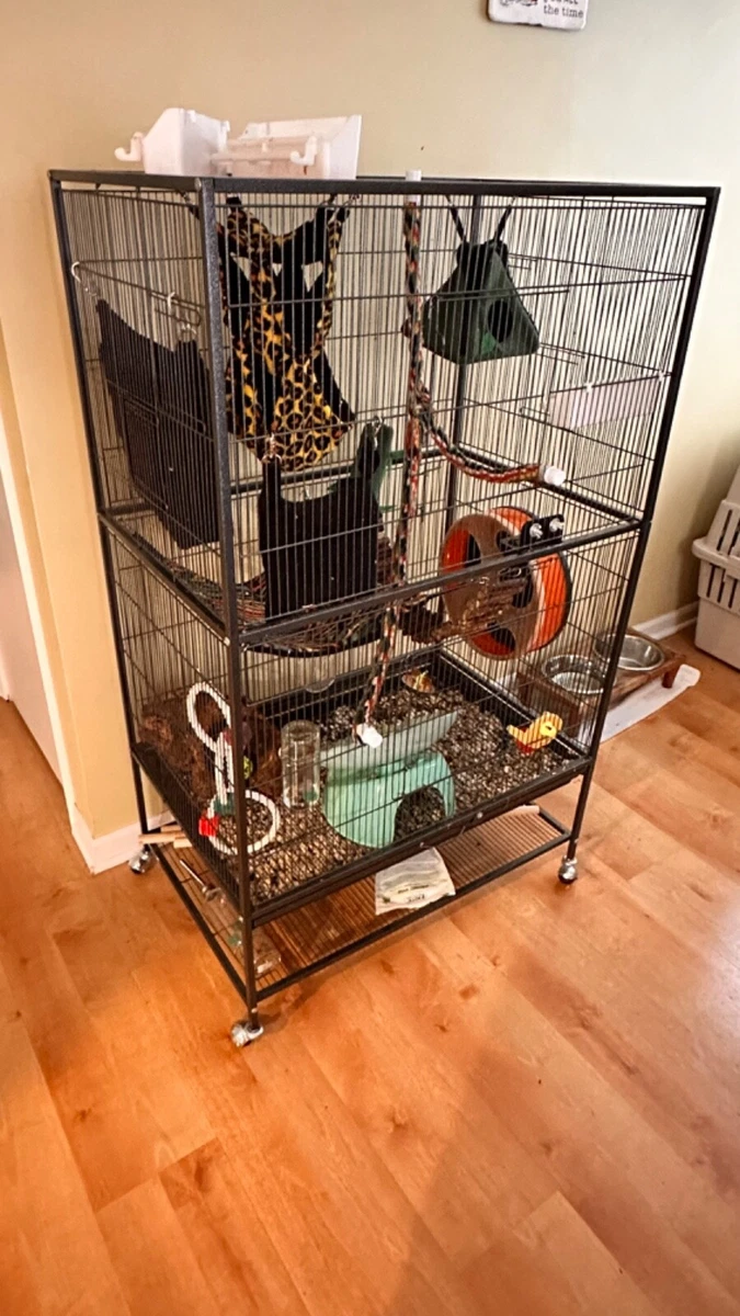 Rolling Small Animal Cage Pet sugar glider cage large cage