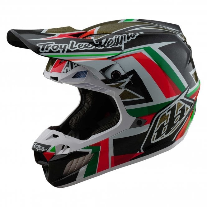 Troy Lee SE5 Bike Helmet - SE5 MX Carbon MIPS Integra - Labyrinth Black, Multi img