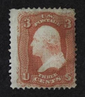 CKStamps: US Stamps Collection Scott#94 3c Washington Unused NG Toned