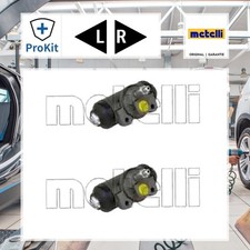 2x ORIGINAL® Metelli Radbremszylinder Hinten für Ford RANGER RANGER IV Nissan