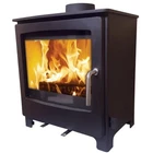 Mi Fires Solway Large Replacement Stove Glass 383mm x 333mm Schott Robax