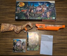 Bass Pro Shops The Hunt Trophy Showdown Bundle Nintendo Wii USED