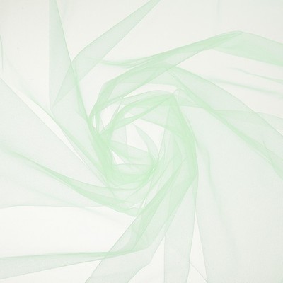 Light Green Sheer Organza Fabric for Wedding Arch Draping, 1 Yards x 63 Inches