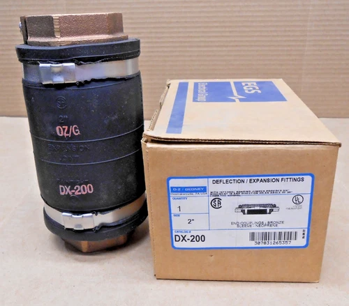 NEW O-Z GEDNEY DX-200 2" EXPANSION DEFLECTION COUPLING FITTING NEMA 4X