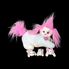 Hasbro Plush Puppy Surprise Blossom Dog w/3 Babies Tie Dye Sparkles 2021