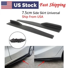29.33" Side Skirts Extension Rocker Splitter Diffuser Winglet Wings Carbon Fiber