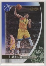 2019-20 Panini Absolute Memorabilia Blue 48/99 Giannis Antetokounmpo #75 0qr0