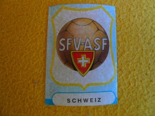 Sicker Weltmeisterschaft 1966 in England Wappen Schweiz selten rar
