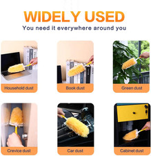 Heavy Duty Duster Refills, Unscented Disposable Dusters Kit for Cleaning Dust...