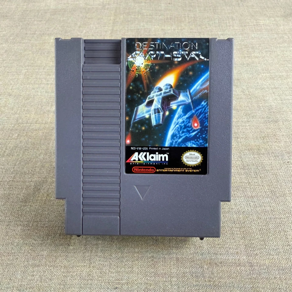 Destination Earthstar NES Loose Authentic Sci-Fi Shooter Tested VG - Image 2 of 4