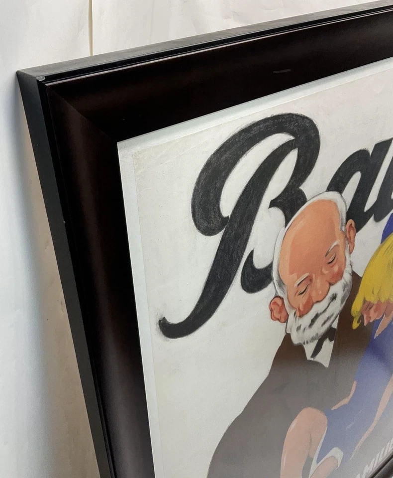 Póster De Colección Bally Abuelo e Hija Publicidad Arte Colgante de Pared 59"x 44" Foto 4 de 4