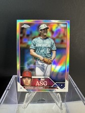 Shohei Ohtani 2023 Topps Chrome Update #ASG-31 All-Star Game Refractor Angles