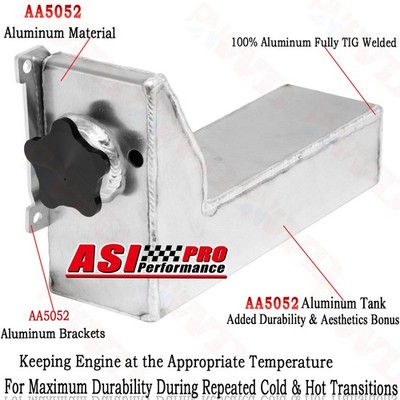 Aluminum Coolant Recovery Overflow Tank for 2002-2007 06 Subaru Impreza WRX/STI