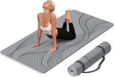 Large Yoga Mat-72  x36  x0.4  Extra Width   Thick,Comfortable,Non-Slip Exercise Ma