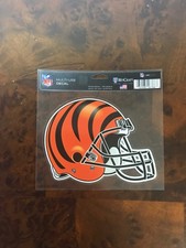 NFL Helmet Multi-Use Decal Reusable/Removable -WinCraft NEW - Cincinnati Bengals