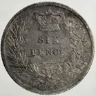 1838 Victoria Sixpence — photo from another recent sale