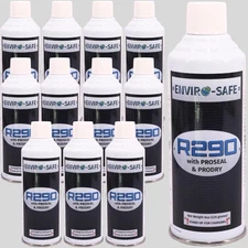R290 Refrigerant with Proseal, Dry, UPRIGHT CHARGE K-28 VALVE 12 CANS/CASE #8001