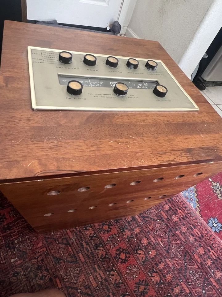 Amplificador de radio de tubo VM de voz de música vintage raro estado actualizado encontrar leer por favor Foto 4 de 4