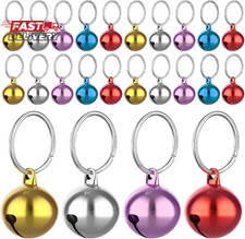 TIESOME Pet Bells for Dog Cat Collar, Pet Pendant Accessories Stainless Steel, 2