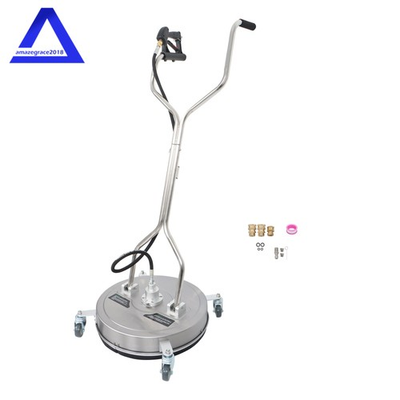 #ad 20quot; 6000 psi Pressure Washer Surface Cleaner w Handles amp; Wheels Quick Connect $135.54