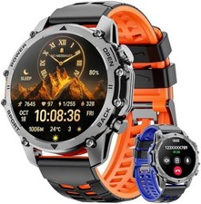 Smart Watch (Call/Notification),1.52'' Military Smart Watches for Men, Two Style