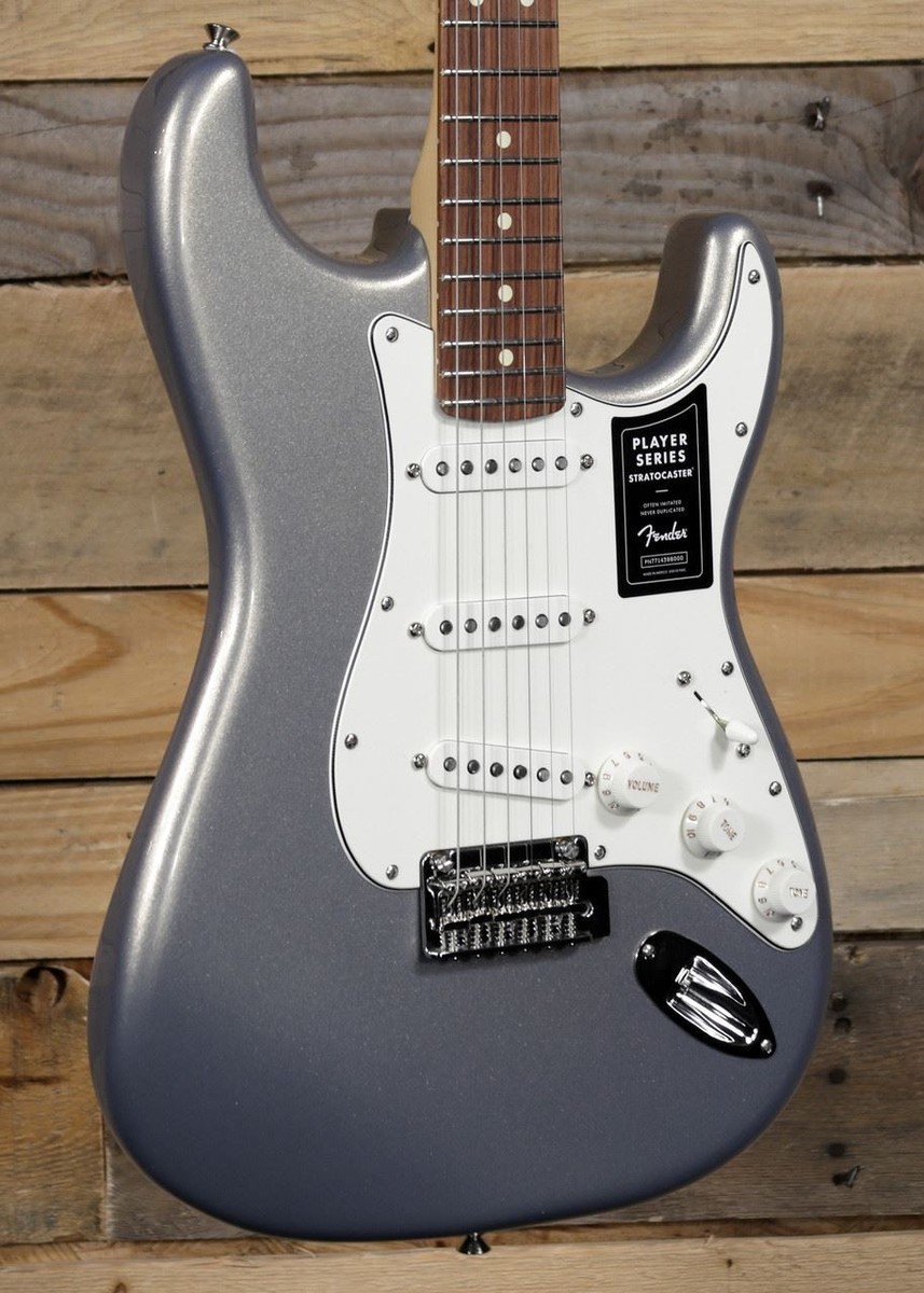 Fender Player Stratocaster Electric Guitar Silver 885978256235| eBay