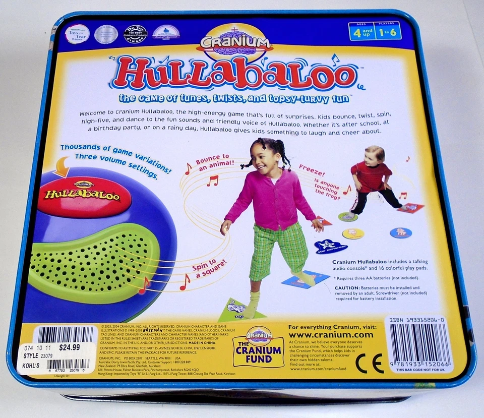 2004 Cranium Hullabaloo Game in Tin - Tunes, Twists & Topsy-Turvy Fun - Complete - Image 3 of 3